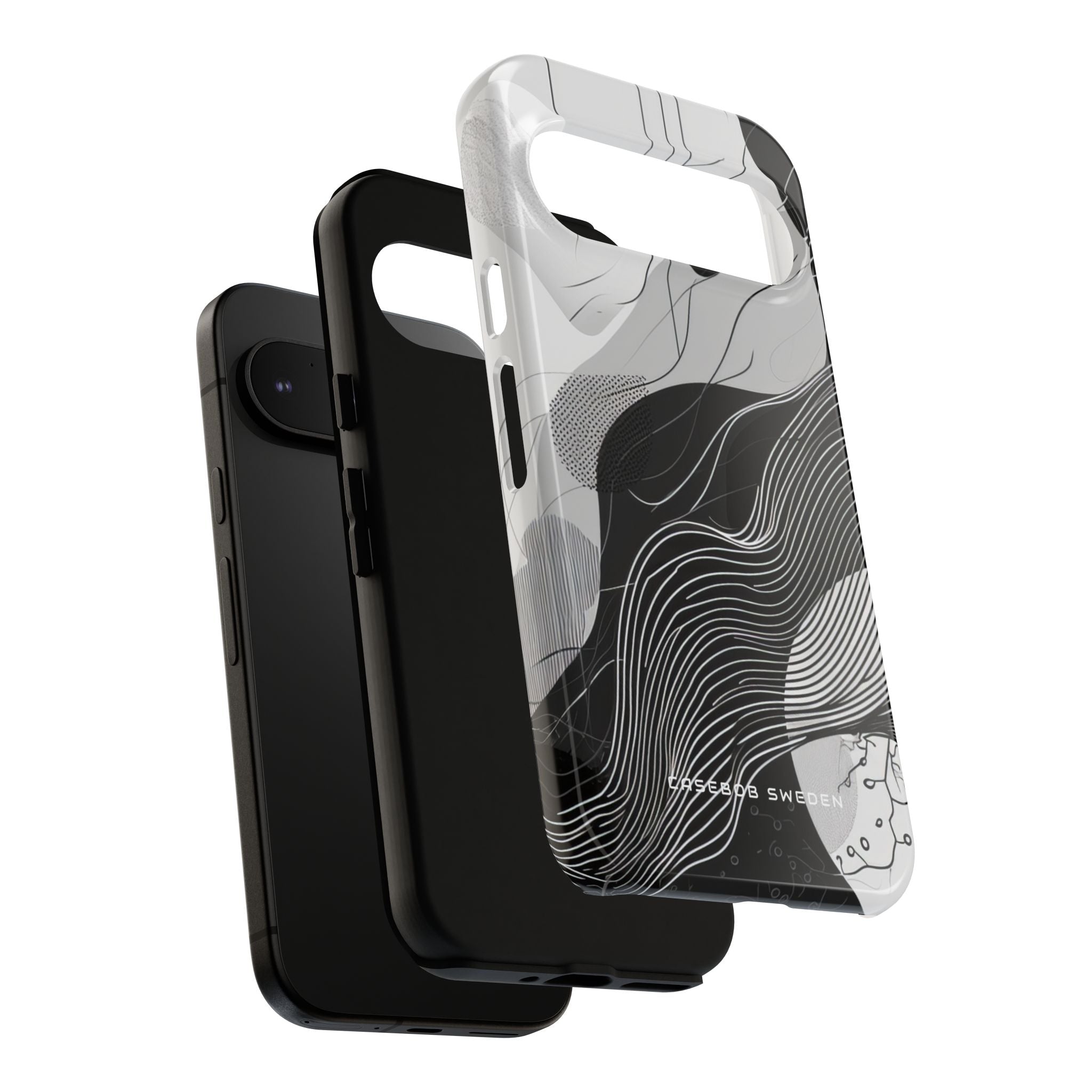 Fluid Geometry Fusion Google Pixel 9 - Tough Phone Case