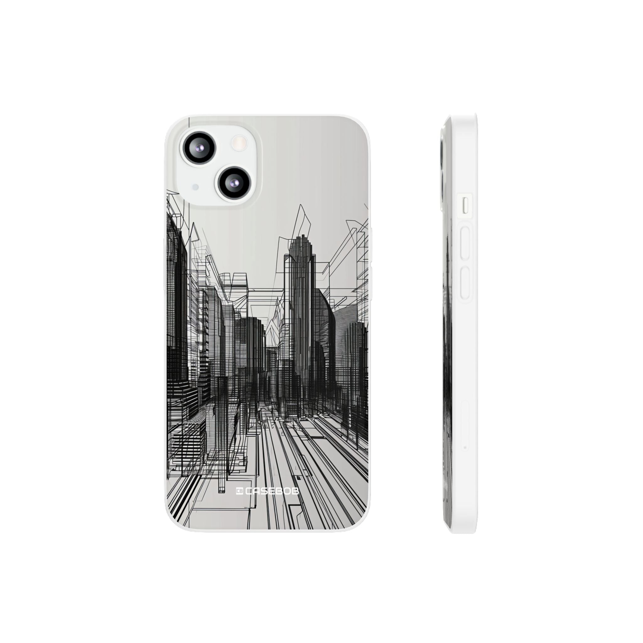 Urban Wireframe | Flexible Phone Case for iPhone