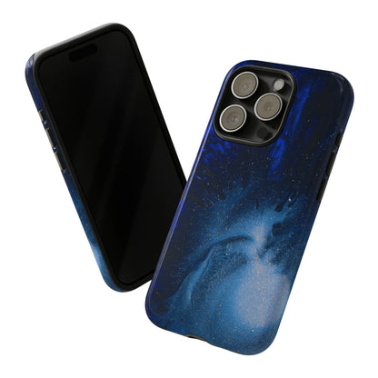 Winter Blue Ink Art - Protective Phone Case