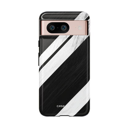 Distressed Stripe Motion Google Pixel 8 Case - Tough