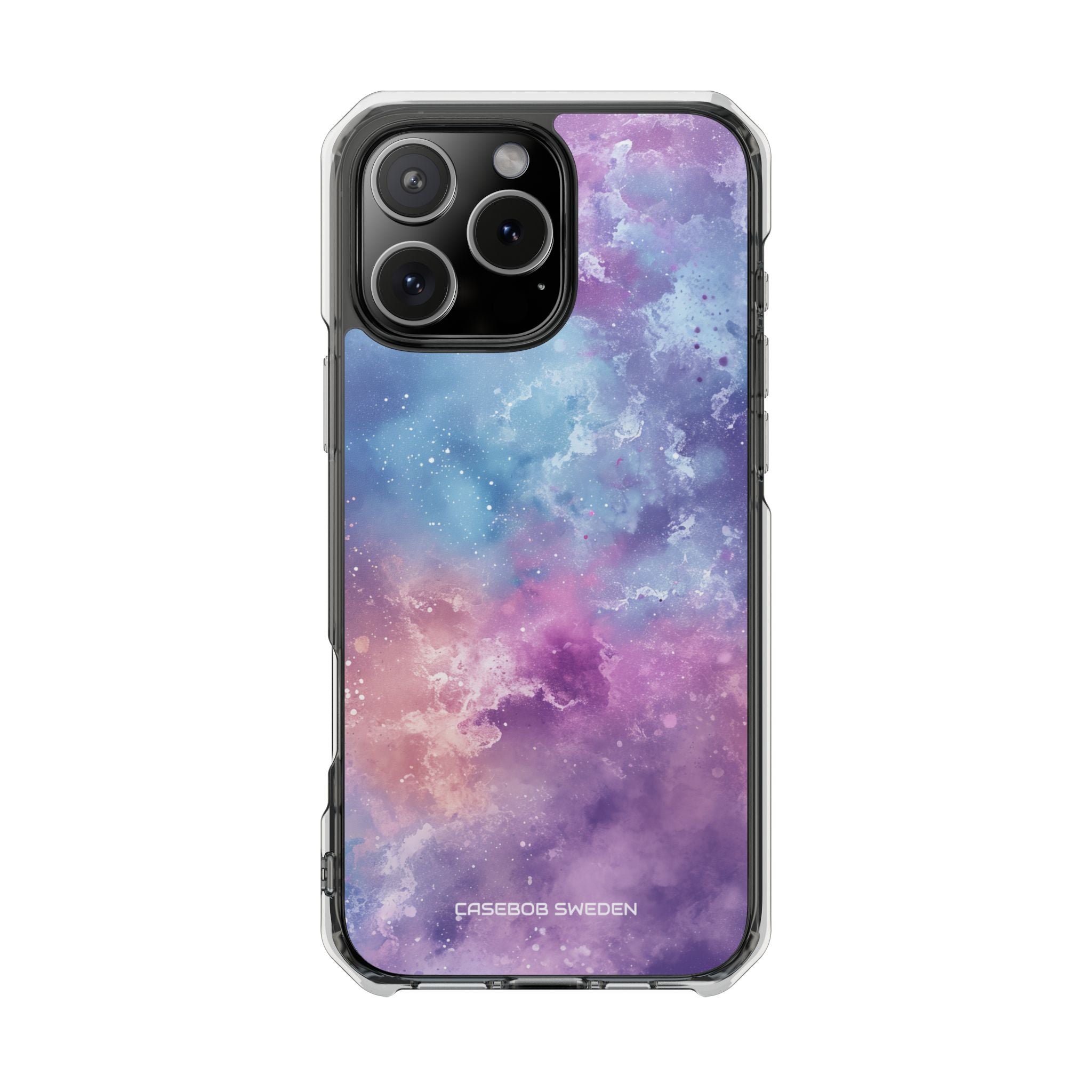 Cosmic Nebula Swirls - Clear Impact iPhone 16 Phone Case