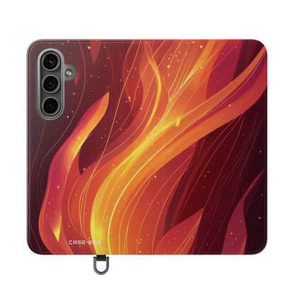 Flaming Ember - Samsung S24 Plus Case - Wallet