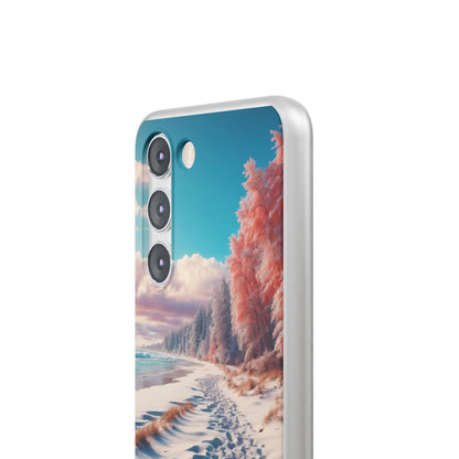 Snowy Footprints Samsung S23 Case - Soft