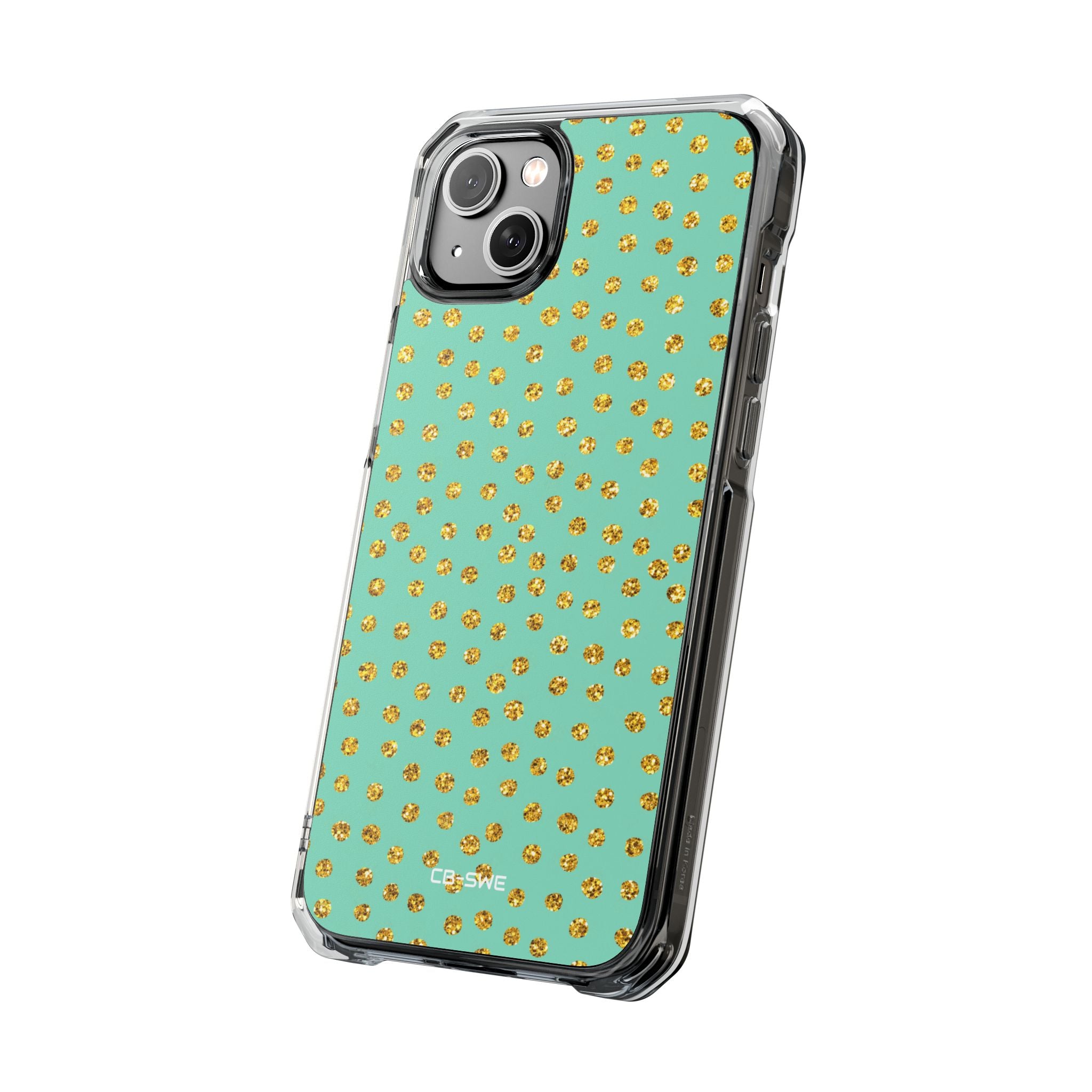 Golden Dots Dance iPhone Case - Impact