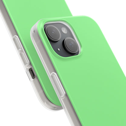 Pale Green iPhone 15 - Flexi Phone Case