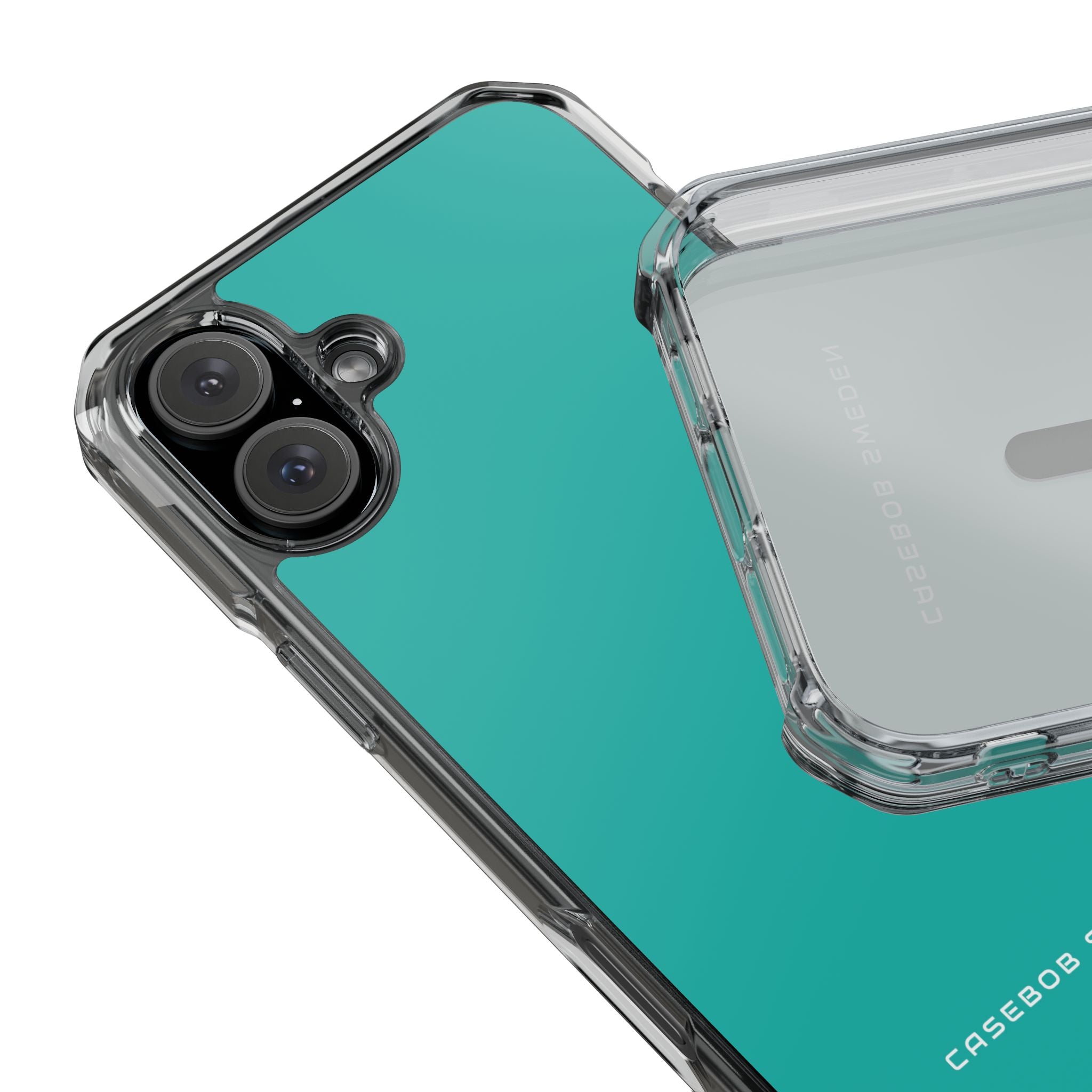 Light Sea Green iPhone 16 - Clear Impact Phone Case