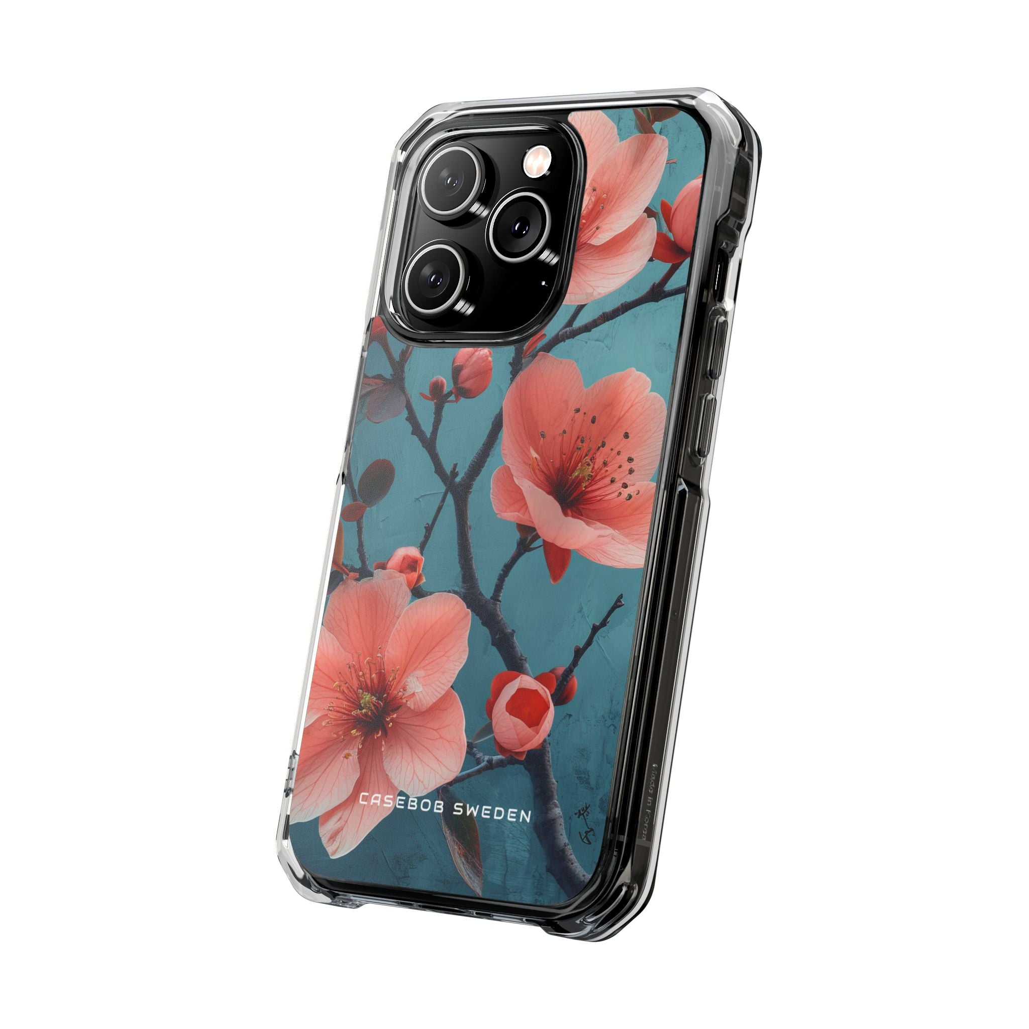 Floral Harmony Burst iPhone 14 - Clear Impact Phone Case