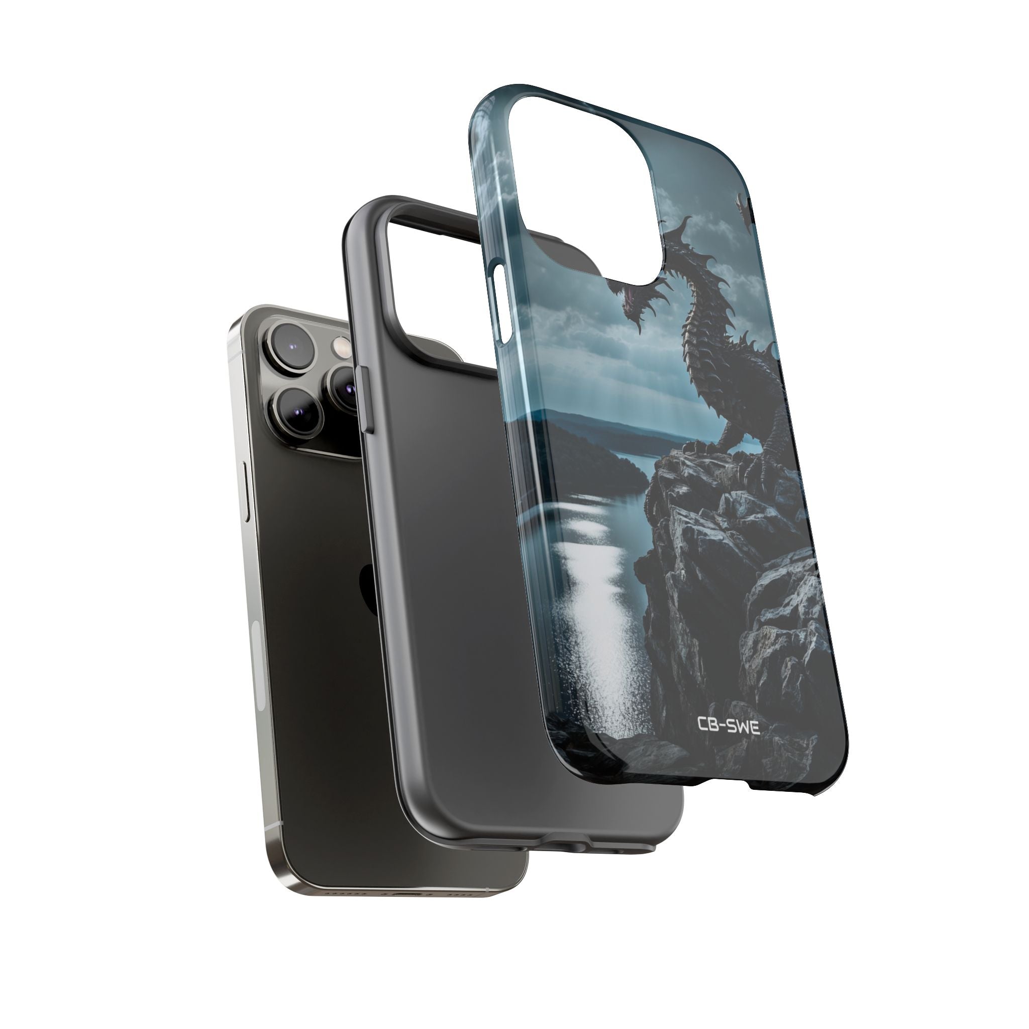 Dragon Soars Moonlight - iPhone Case