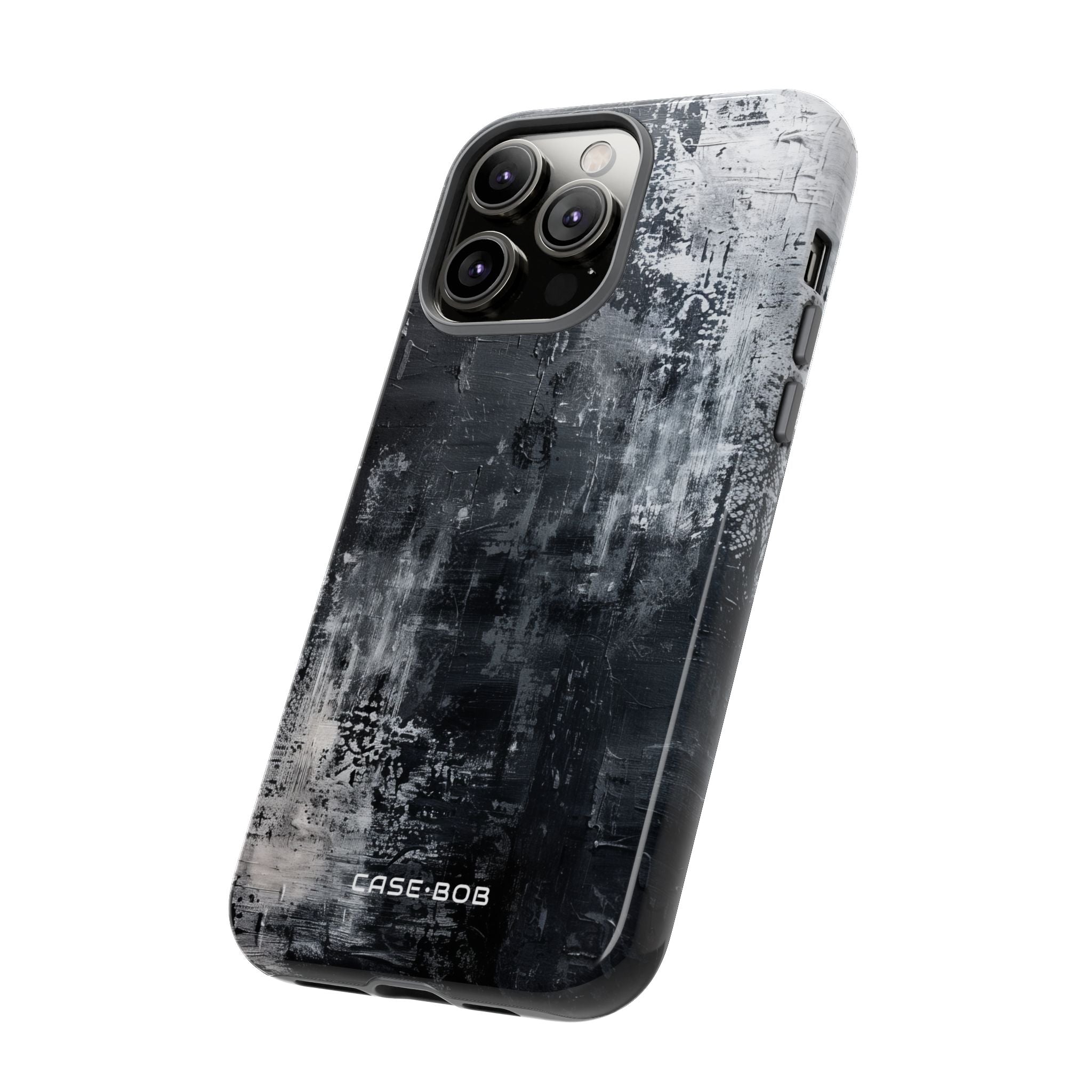Textured Blackscape iPhone 14 Pro Max Case - Tough