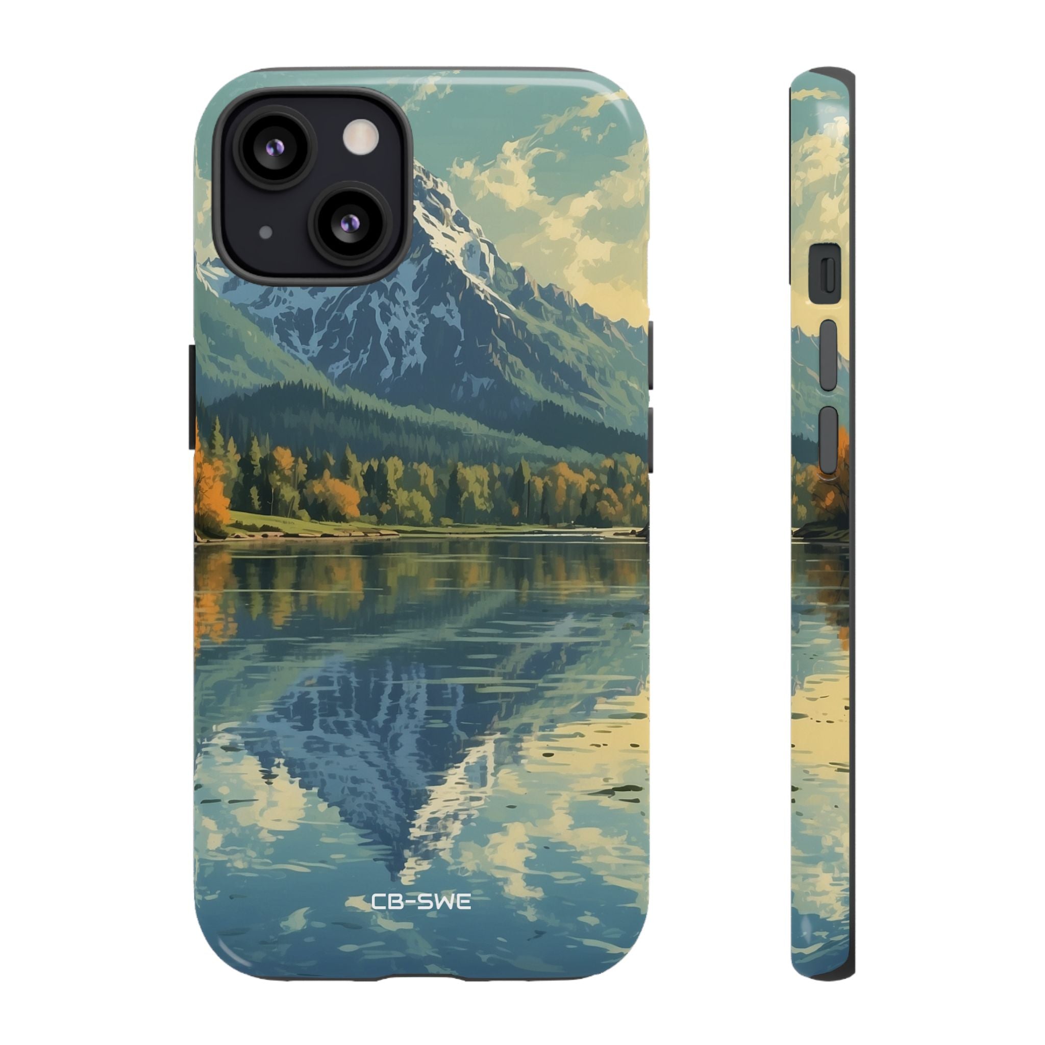 Mountain Reflects Calm - iPhone Case