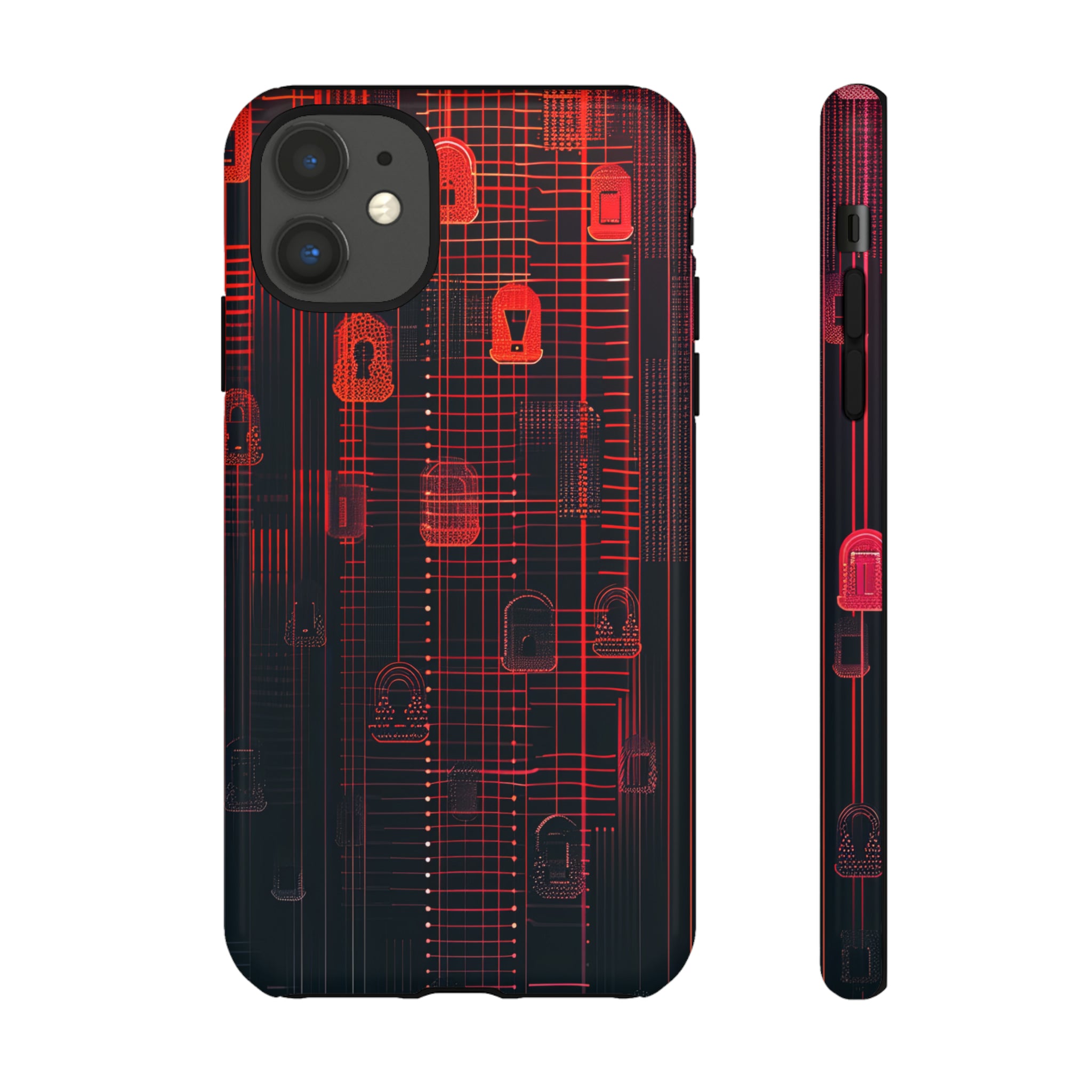 Encryption Aura: Security Gradient - Protective Phone Case