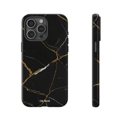Golden Veins Emerge - iPhone Case