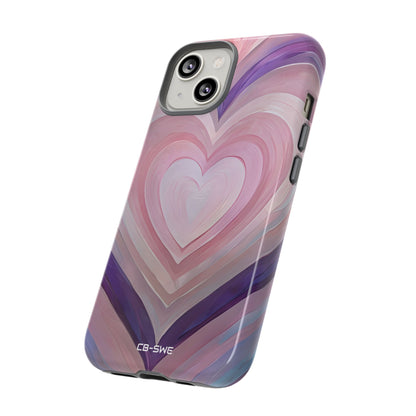 Impressionistic Heart Layers - iPhone Case