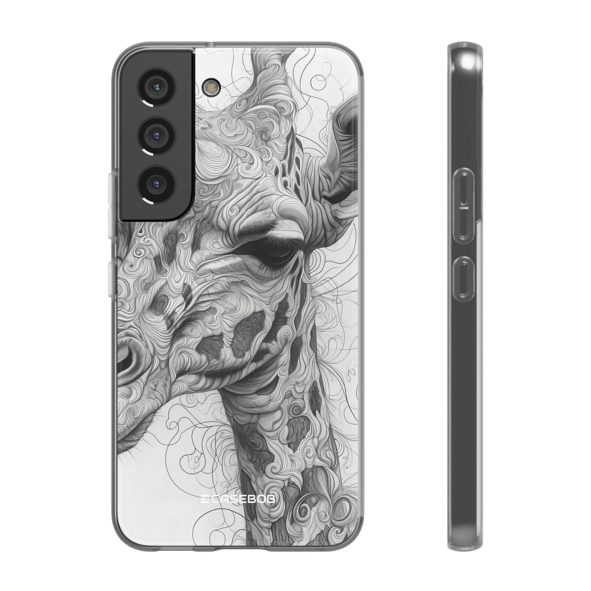 Monochrome Giraffe | Flexible Phone Case for Samsung Galaxy