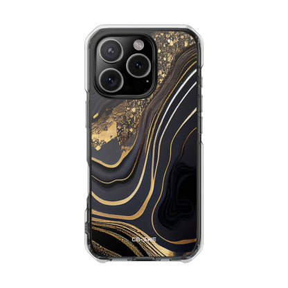 Elegant Gold Streams iPhone Case - Impact