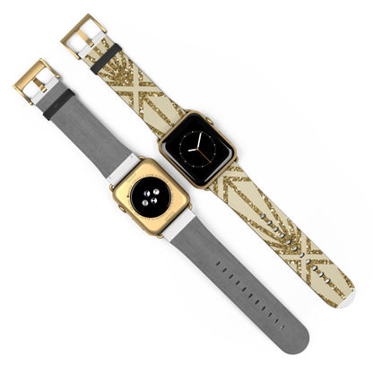 Golden Fan Sparkle - Watch Band
