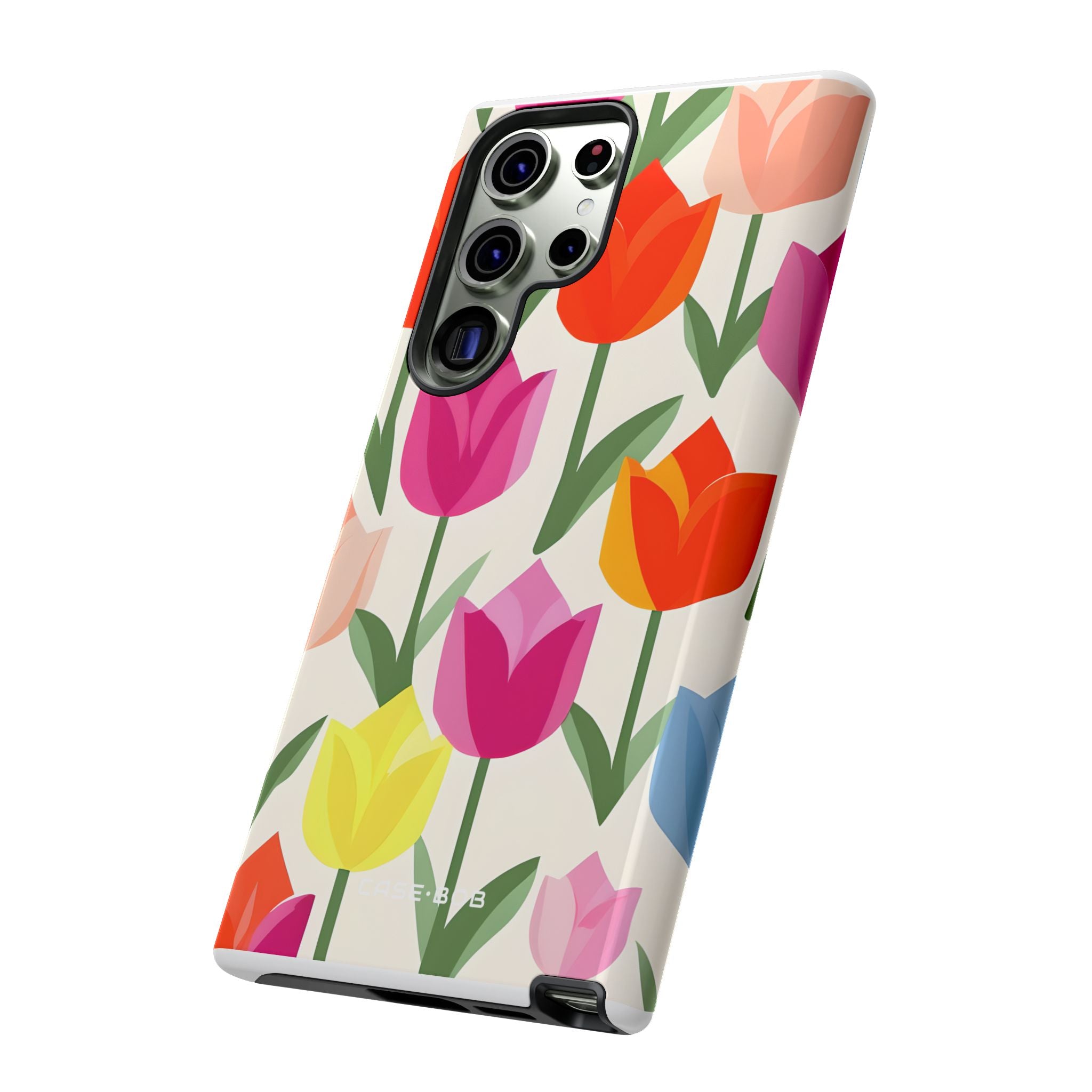 Tulip Harmony Green Samsung S23 Ultra Case - Tough