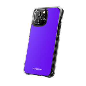 Electric Indigo | Phone Case for iPhone (Clear Impact Case - Magnetic)