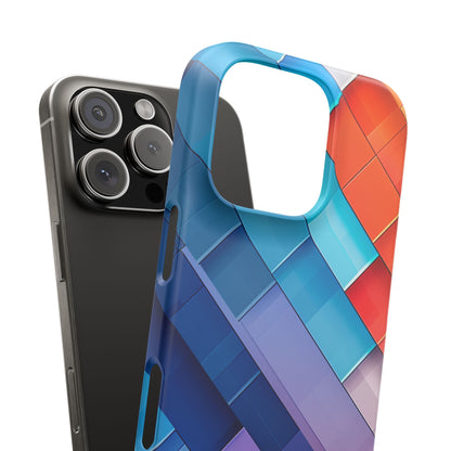 Vibrant GeoFlow iPhone 16 - Slim Phone Case