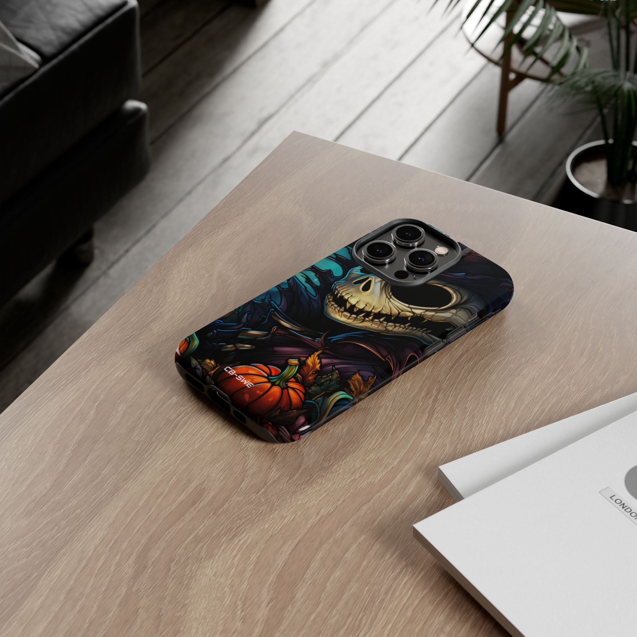Skull Grins Brightly - iPhone Case