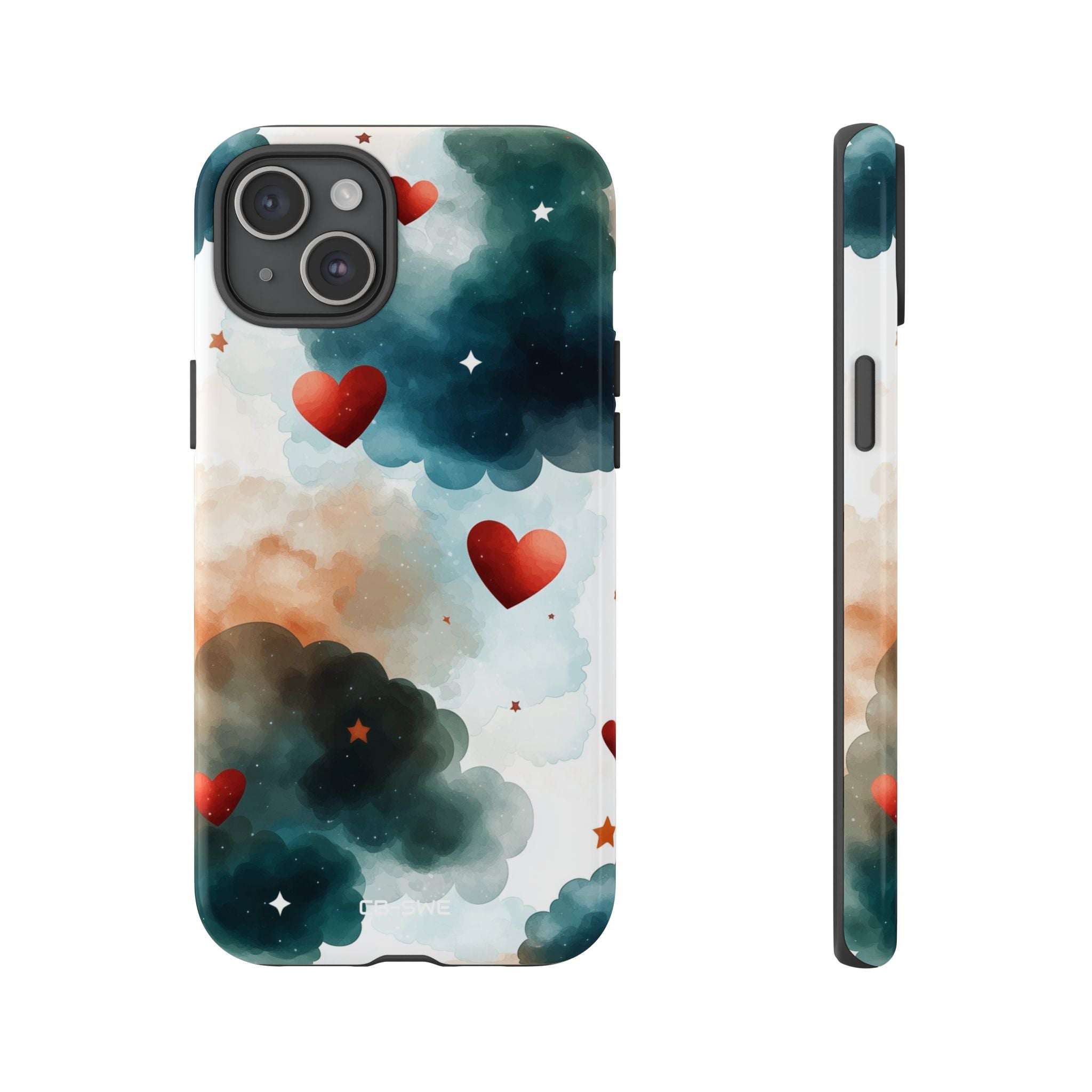 Floating Hearts Dance - iPhone Case