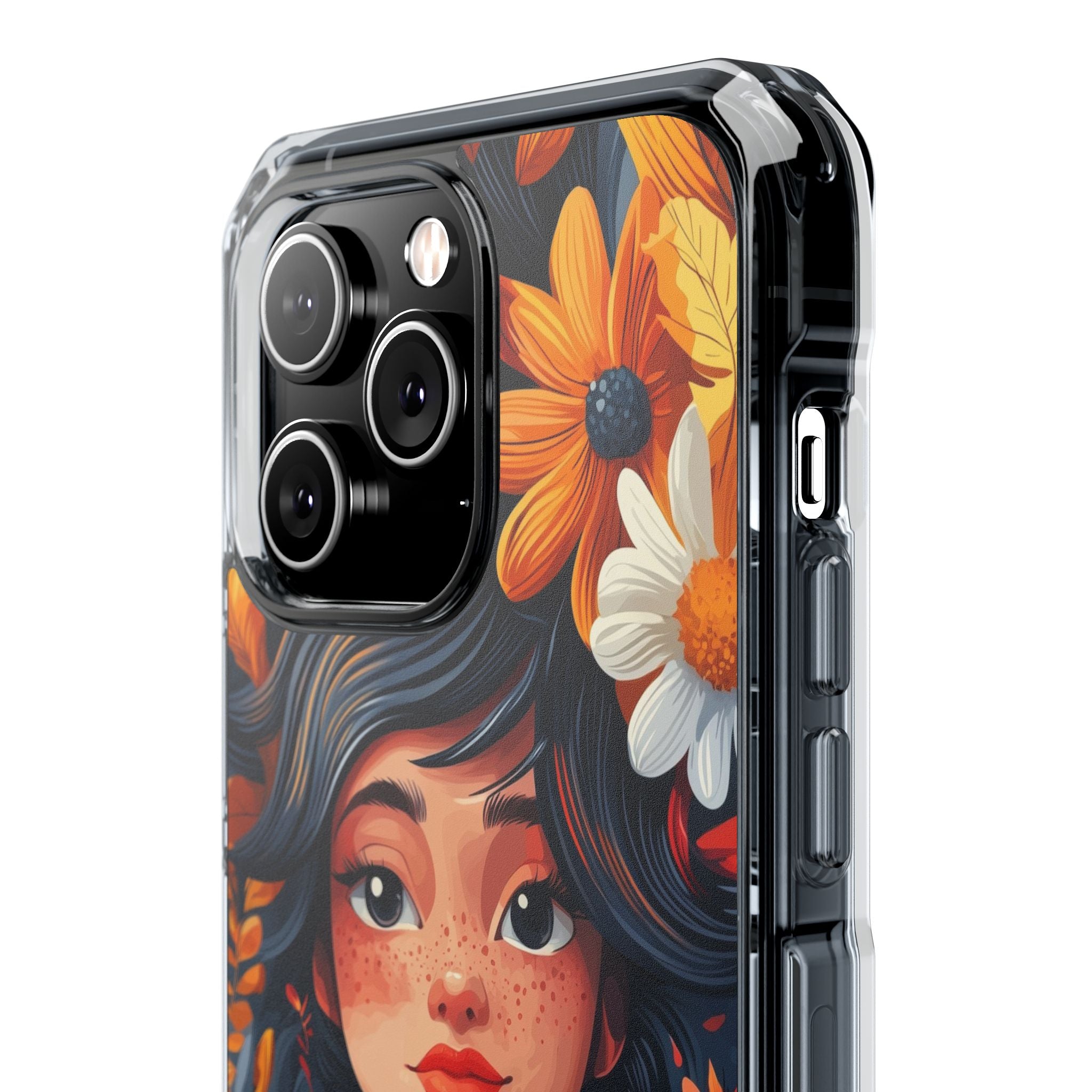 Floral Girl Smiles iPhone Case - Impact