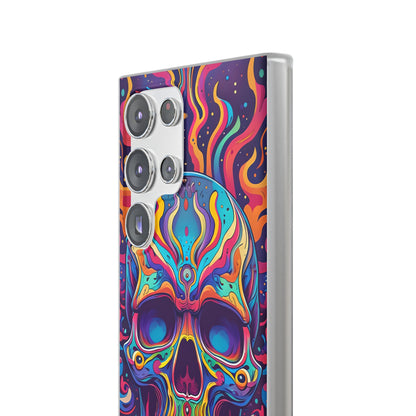 Flaming Skull Samsung S23 Ultra Case - Soft