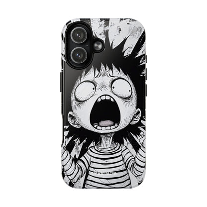 Screaming Stripes iPhone 17 Case - Tough+