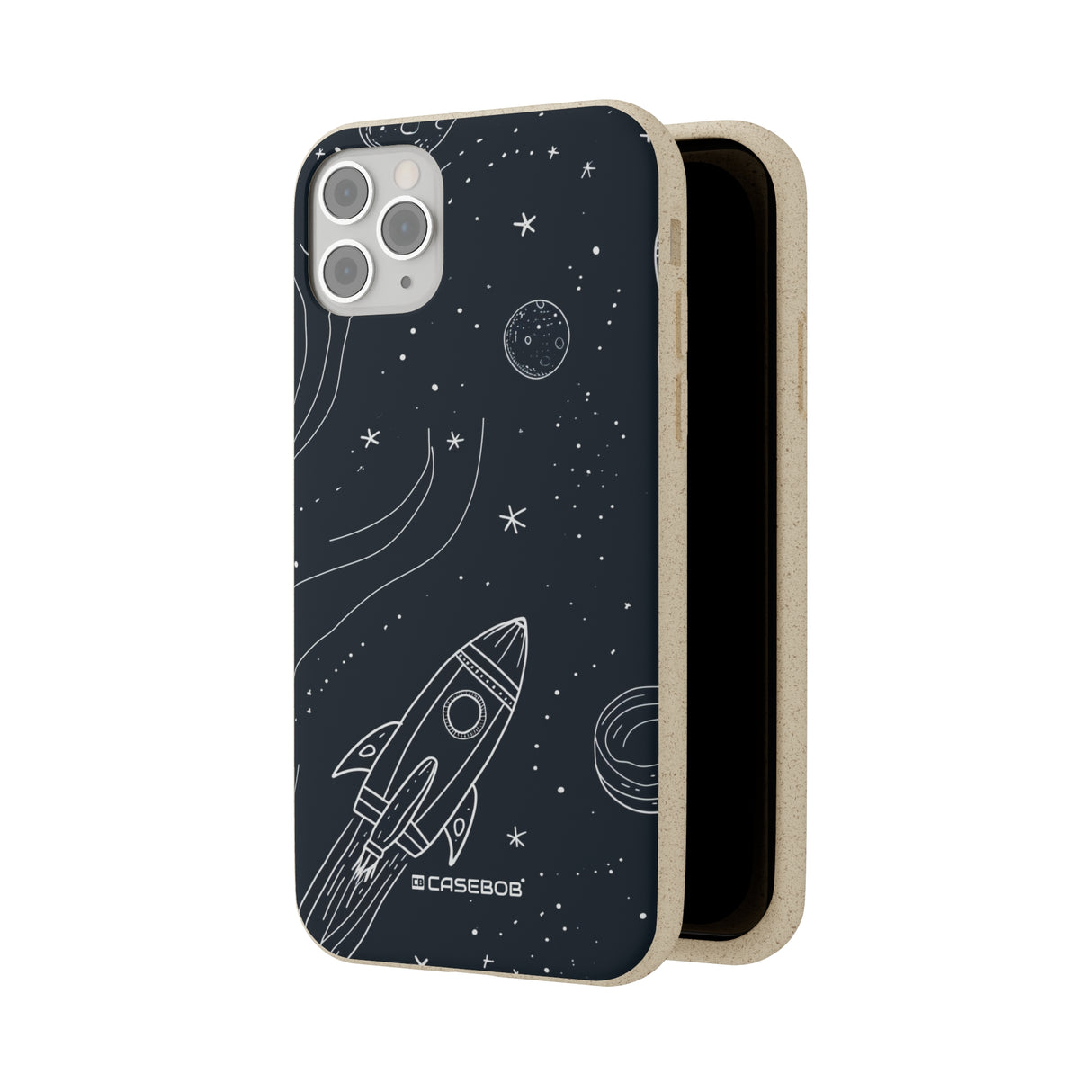 Cosmic Doodle Adventure | Biodegradable Phone Case