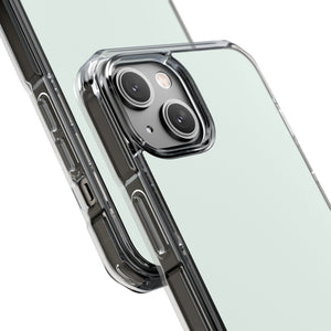 Mint Cream | Handyhülle für iPhone (Clear Impact Case – Magnetisch) 