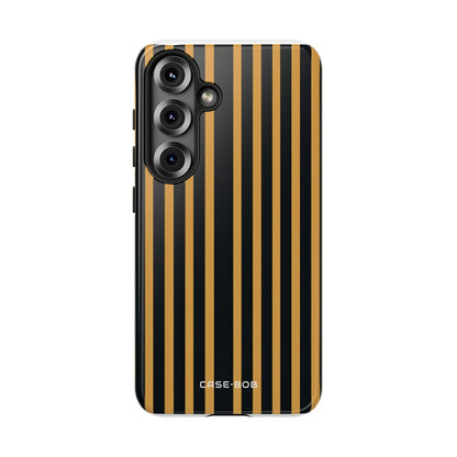 Golden Stripes Samsung S25 Case - Tough