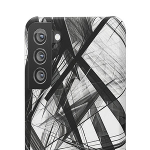 Monochrome Chaos | Slim Phone Case for Samsung