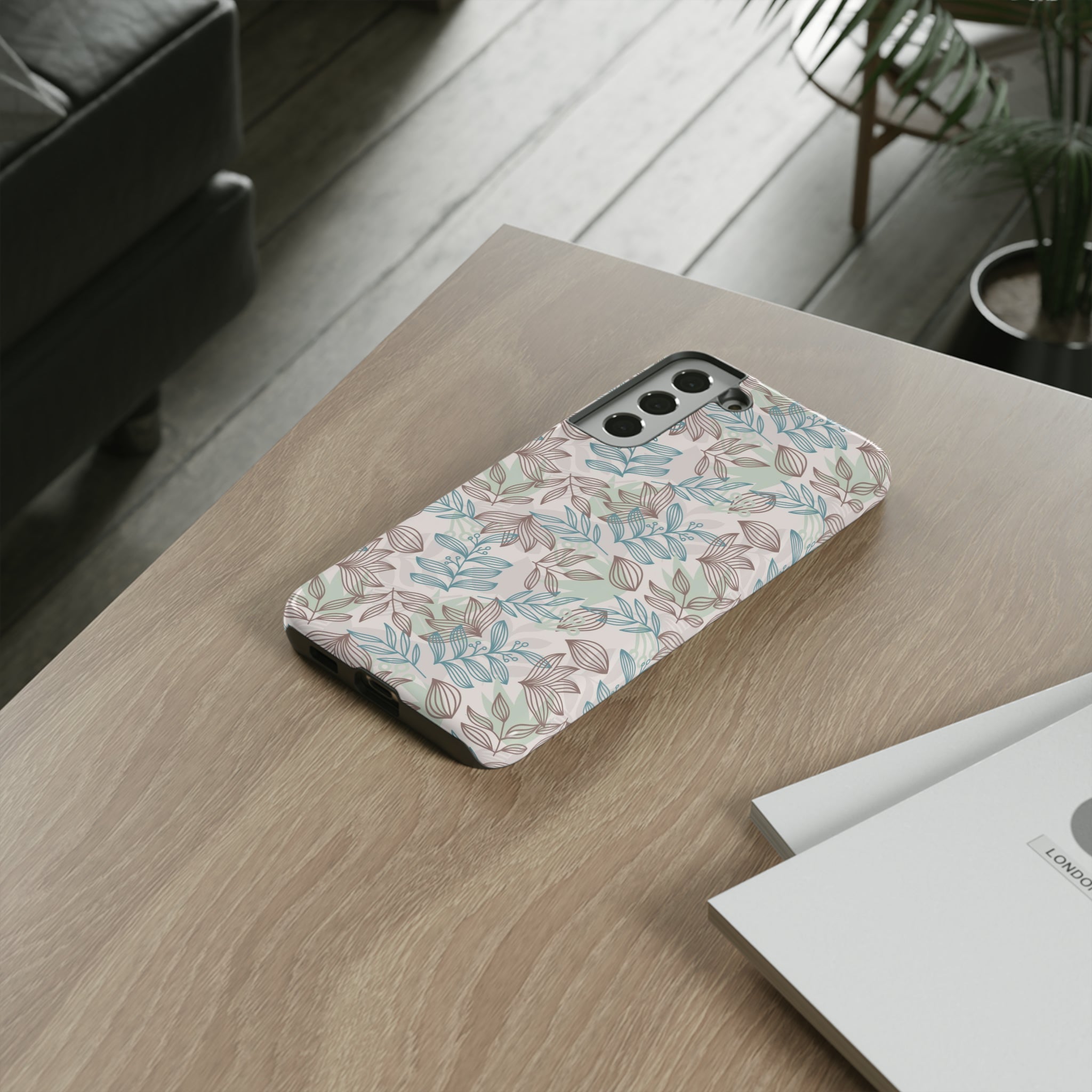 Minty Leaf - Protective Phone Case