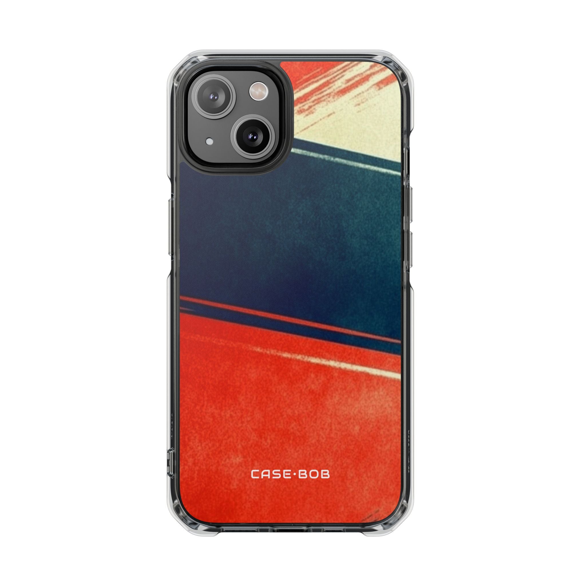 Blue Diagonal Motion iPhone 14 Case - Impact