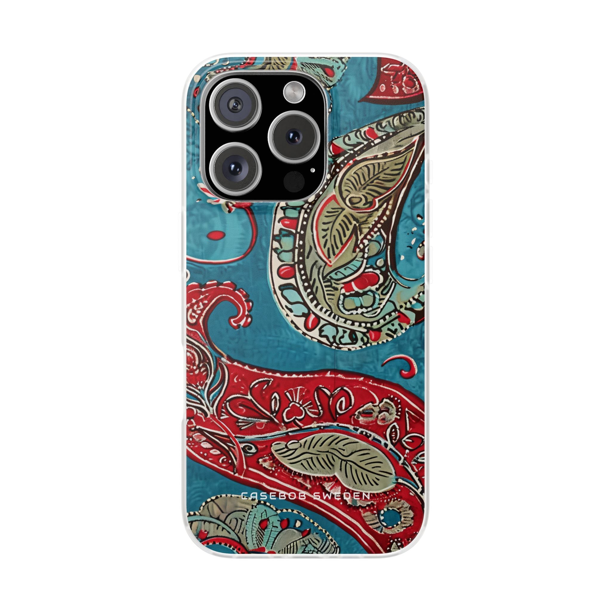 Vintage Paisley Elegance iPhone 16 - Flexi-Telefonhülle