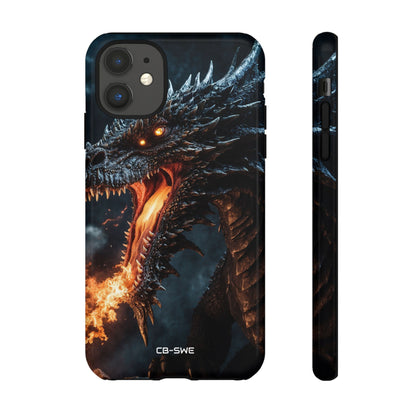 Fiery Breath Erupts - iPhone Case