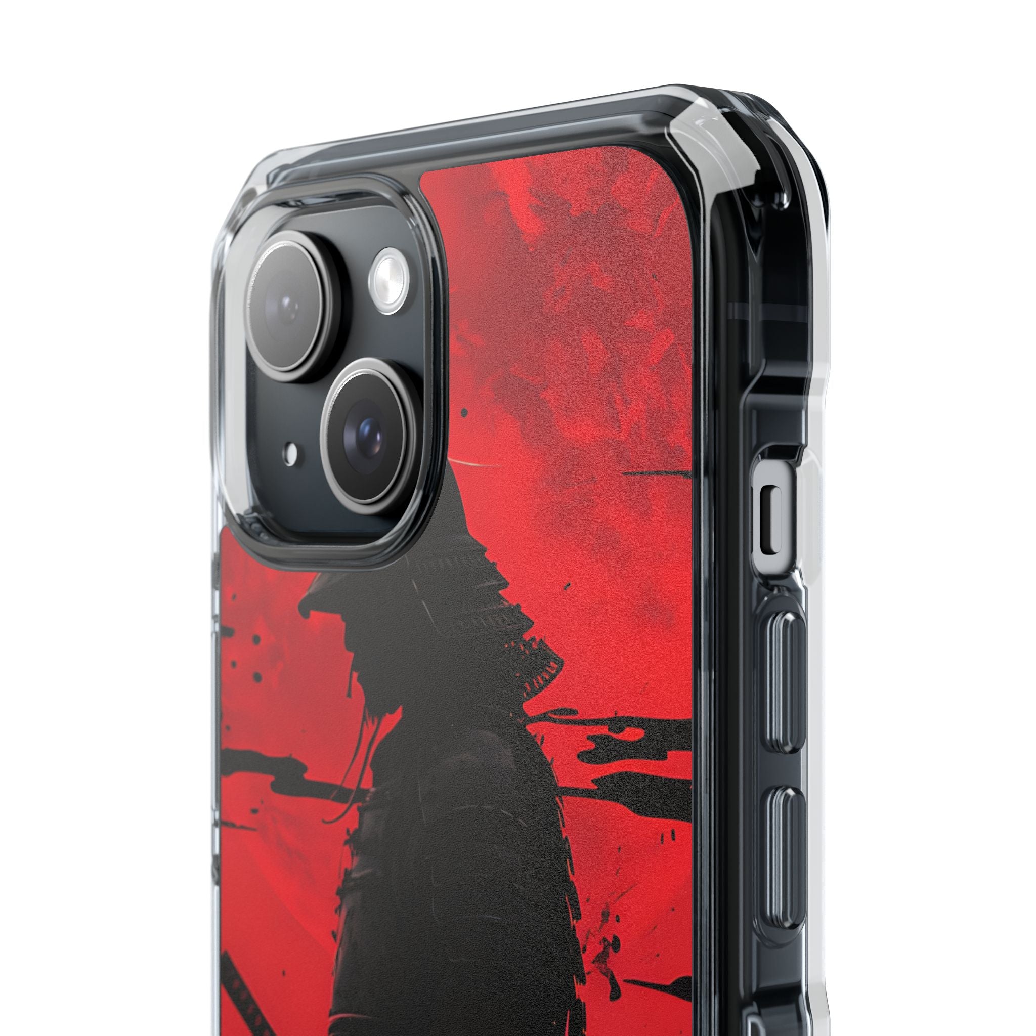 Red Samurai Shadow iPhone Case - Impact