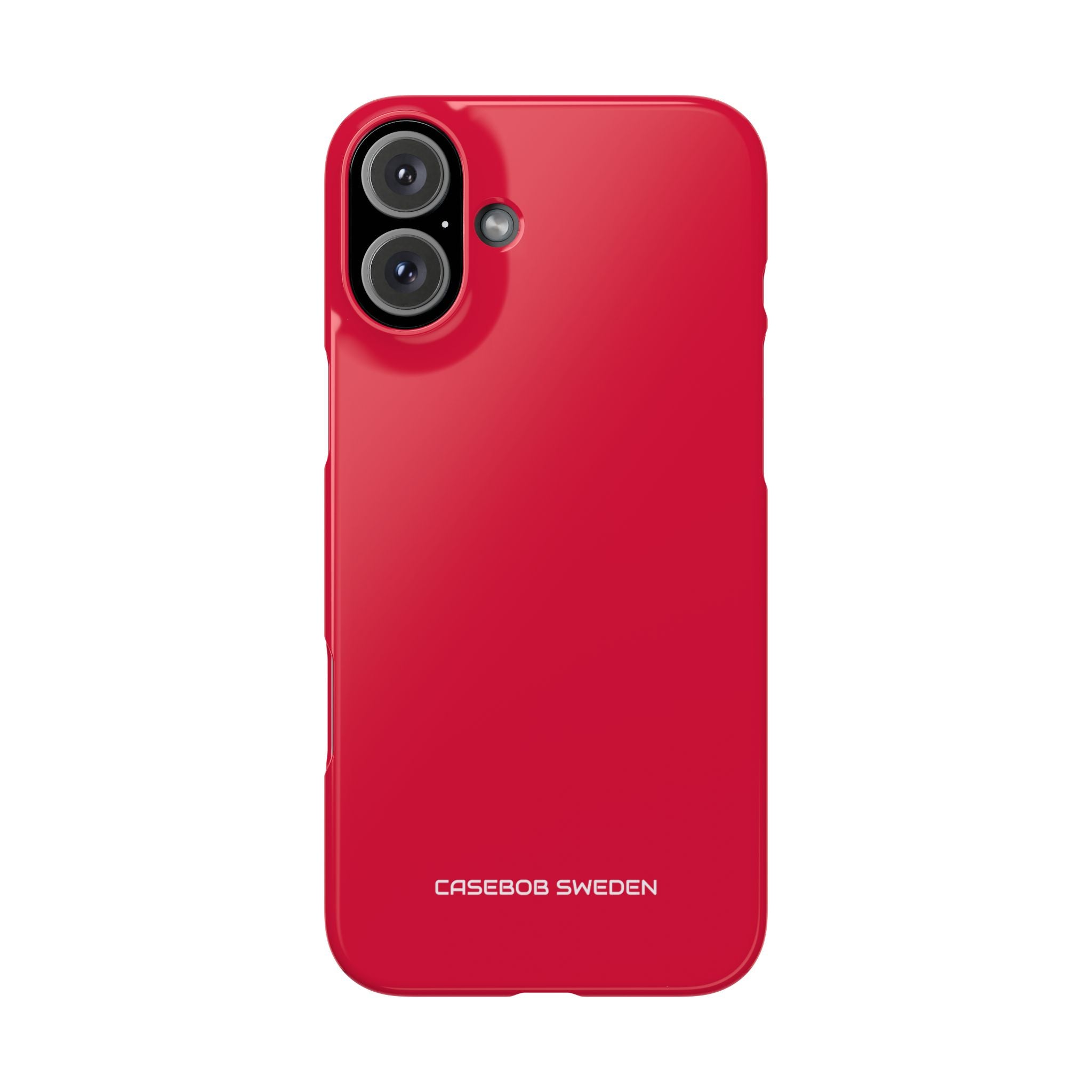 Crimson Red - Slim iPhone 16 Phone Case