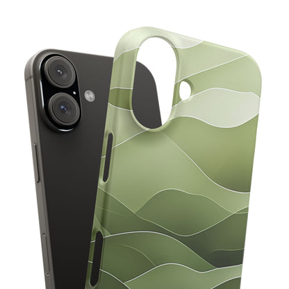 Gradient Emerald Drift iPhone 16 - Slim Phone Case