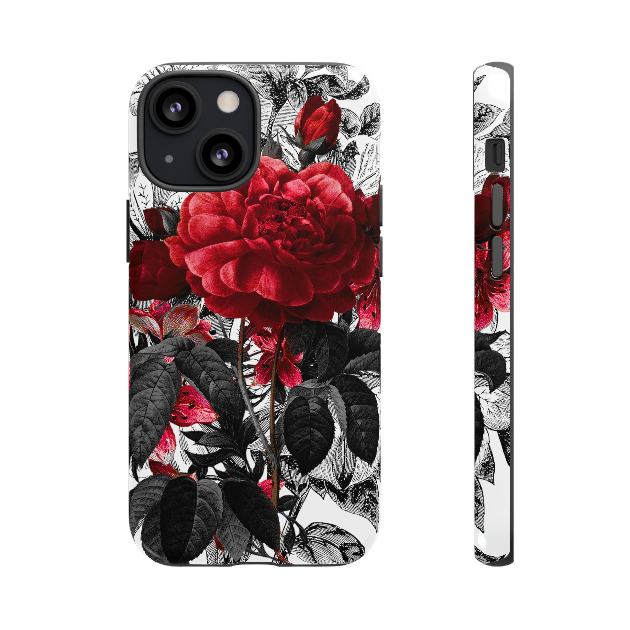 Grunicked Gothic Flower - Protective Phone Case