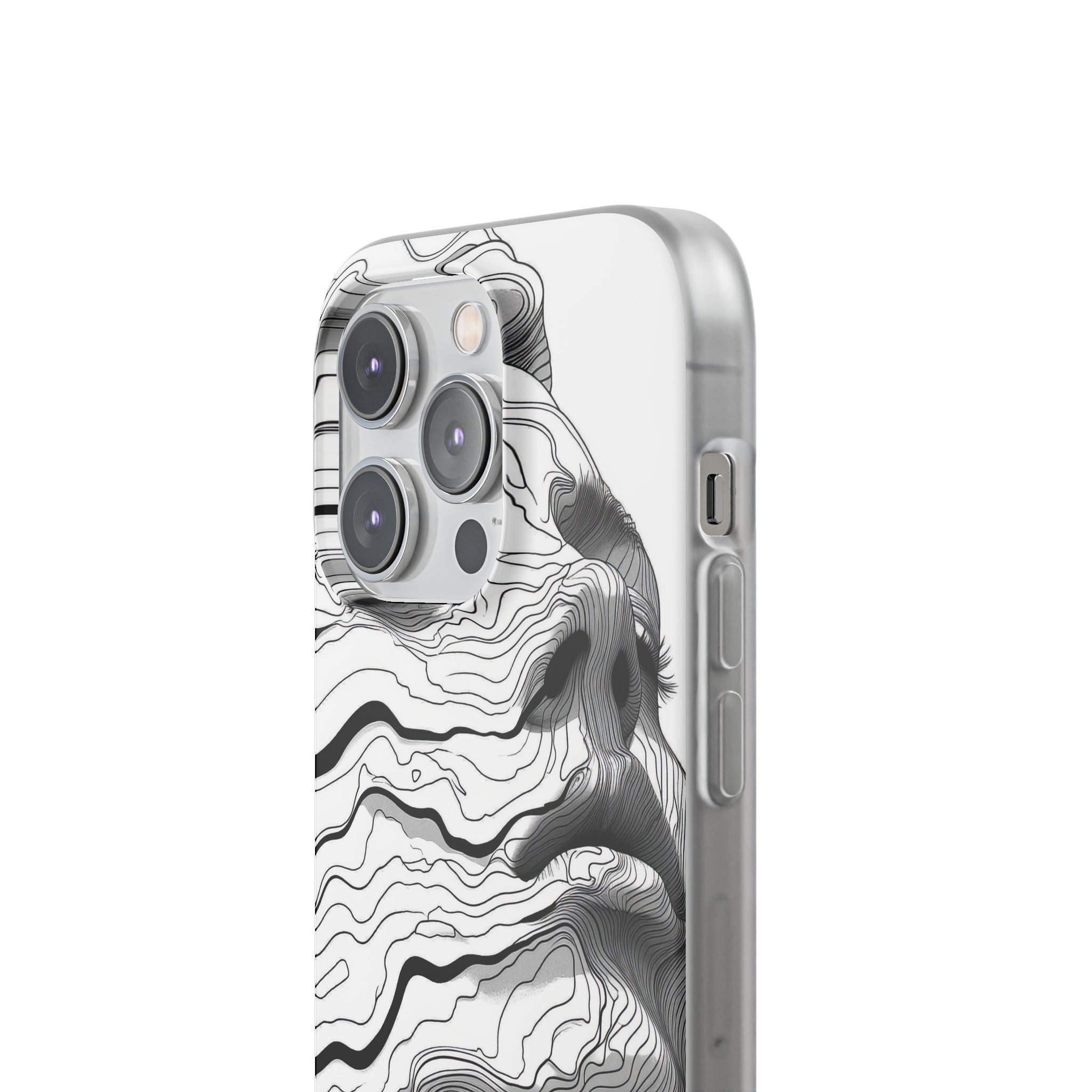 Topographic Serenity | Flexible Phone Case for iPhone