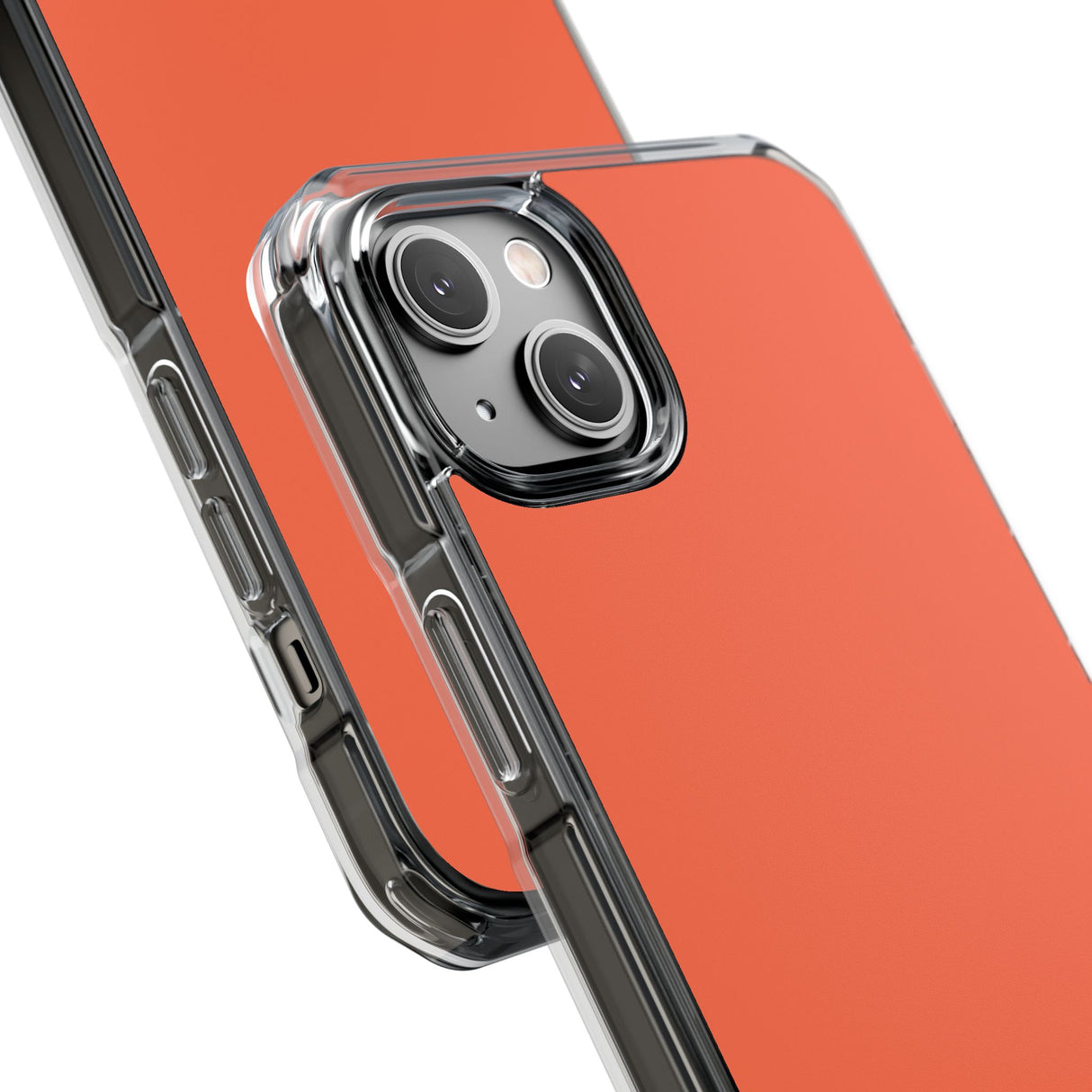 Outrageous Orange | Handyhülle für iPhone (Clear Impact Case – magnetisch) 