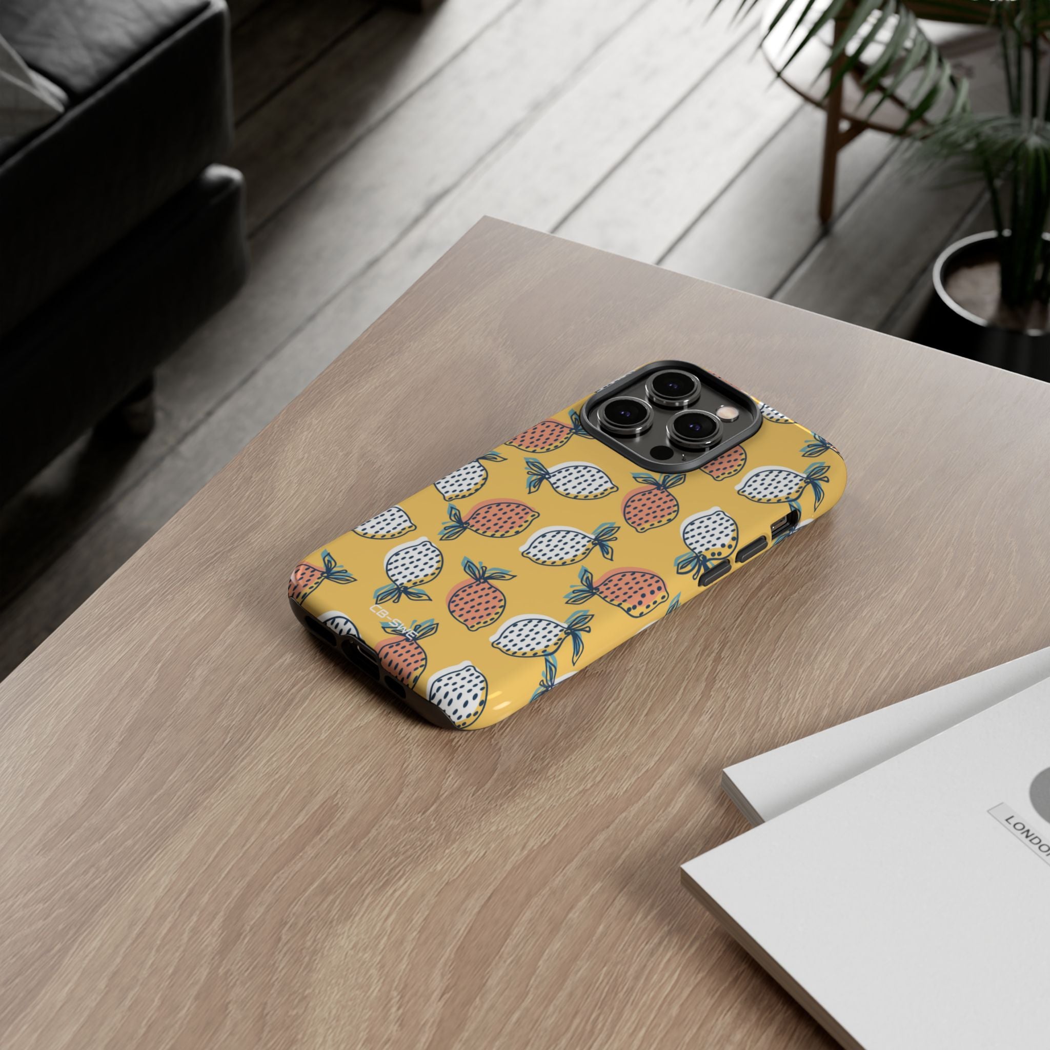 Lemons Dance Playfully - iPhone Case