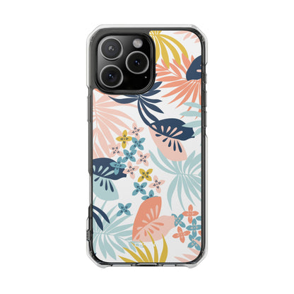 Tropical Foliage Blooms iPhone Case - Impact