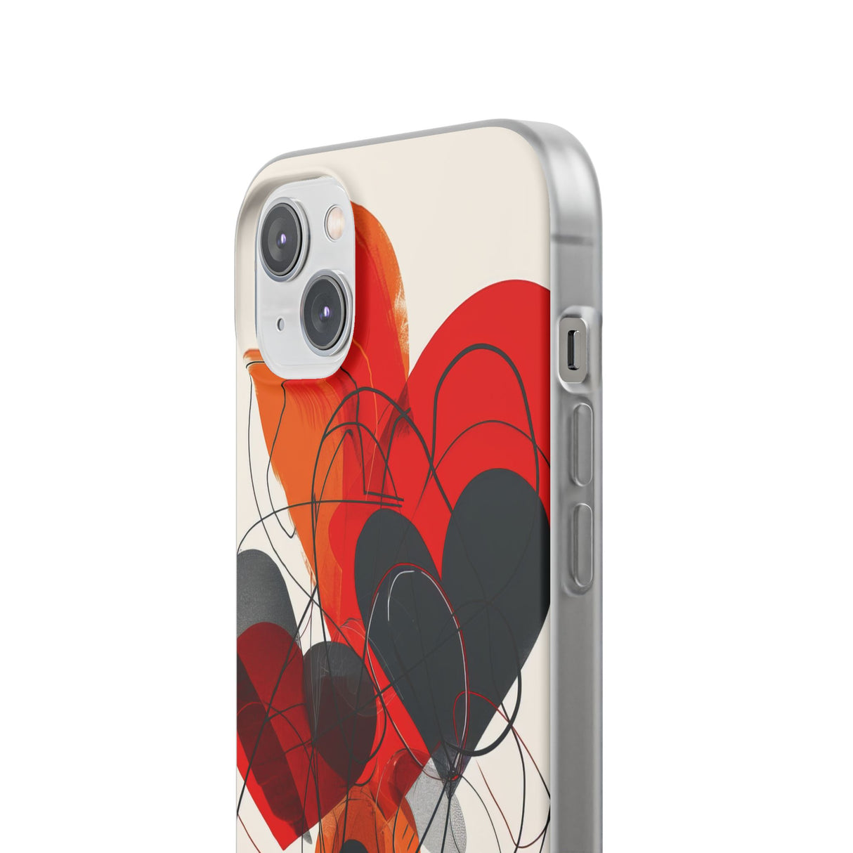 Fiery Hearts | Flexible Phone Case for iPhone