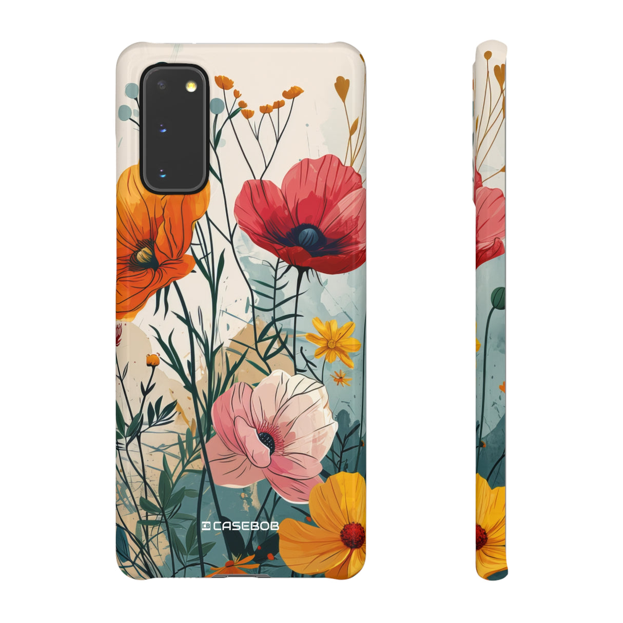 Blooming Whimsy | Schlanke Handyhülle für Samsung