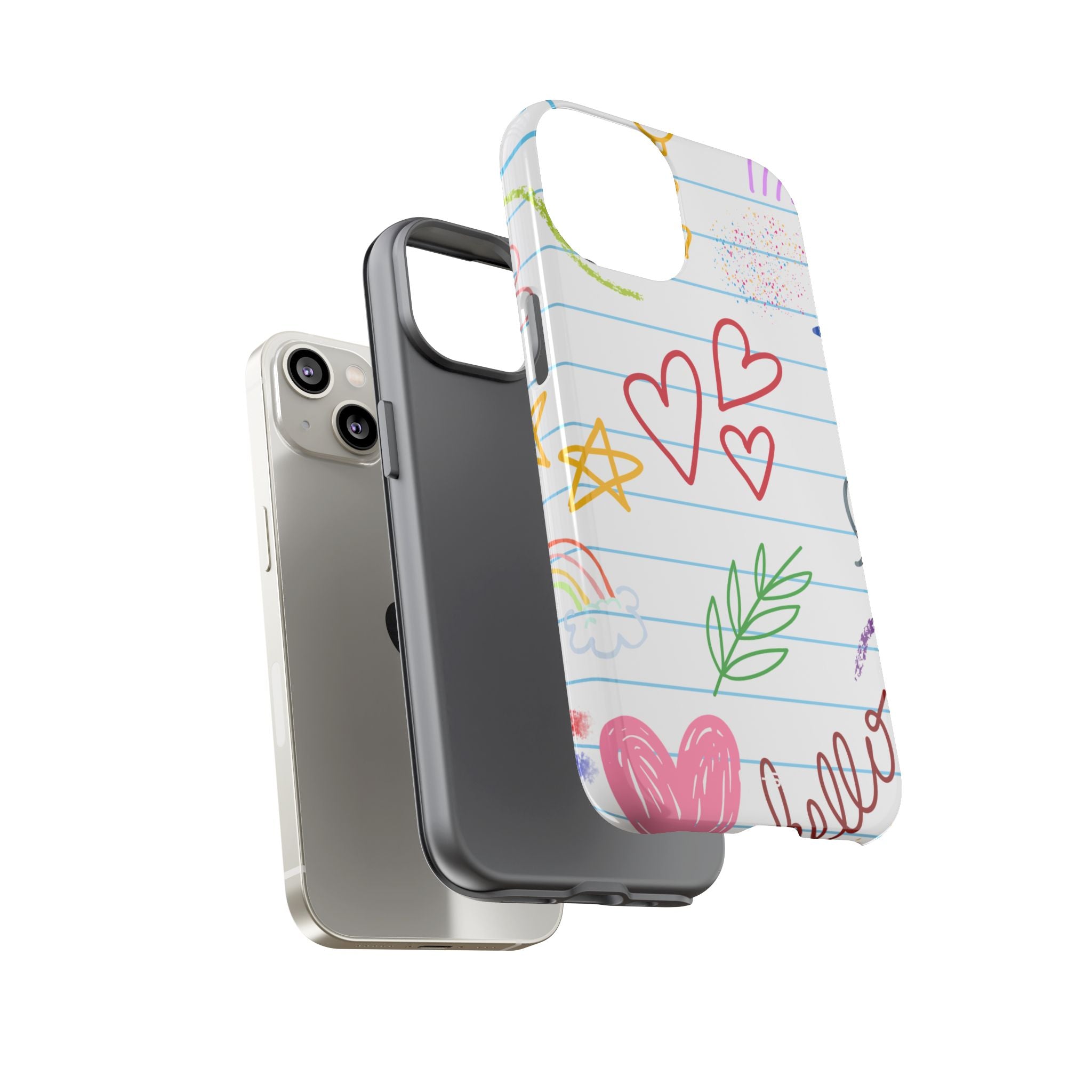 Hearts Dance Happily - iPhone Case