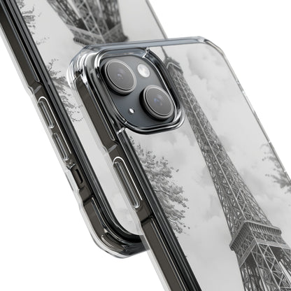 Parisian Monochrome Majesty - Phone Case for iPhone