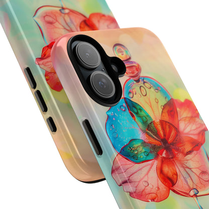 Ethereal Glass Flower iPhone 16 - Tough Phone Case