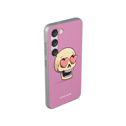 Heart Eyed Skull Samsung S23 Case - Soft
